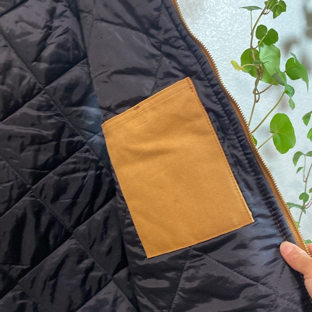 Carhartt Brown Work Vest Insulated Canvas RELAXED FIT FIRM DUCK RIB COLLAR Sz2xl - Picture 12 of 15